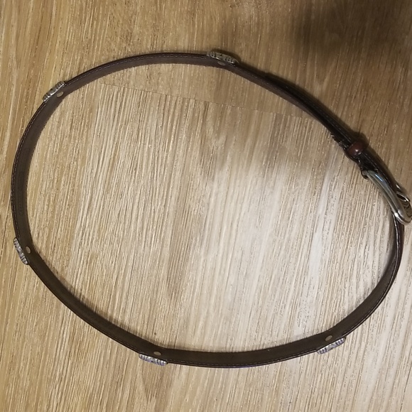 Brown leather Fossil belt - Picture 4 of 9